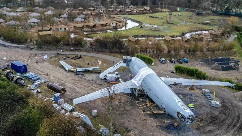 Aibus Baustelle